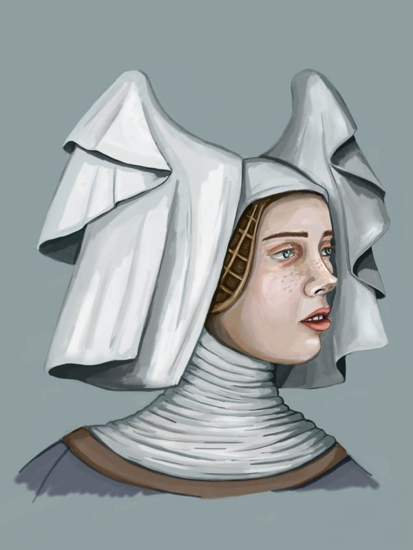 15th Century Butterfly Headdress