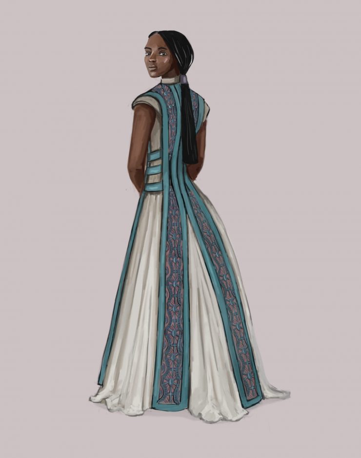 Futurism Women Dress Sci-Fi SF